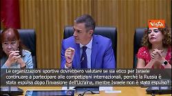 Sanchez: Organizzazioni sportive valutino se sia etico che Israele partecipi a competizioni