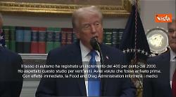 Trump: Donne in gravidanza non assumano paracetamolo, c'è rischio autismo SOTT