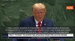 Trump all'Onu: Concetto di globalismo deve essere respinto immediatamente