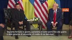 Zelensky: Vogliamo porre fine a guerra, con Trump parleremo anche di garanzie di sicurezza