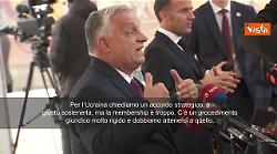 Orban: No all'Ucraina in Ue, suo ingresso porterebbe guerra in Europa