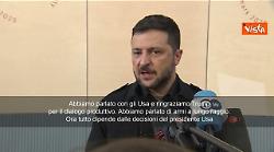 Zelensky: Ho parlato di armi a lungo raggio con Trump, tutto dipende da lui