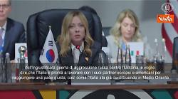 Meloni al G20: Lavorare con partner Usa e Ue per pace giusta in Ucraina