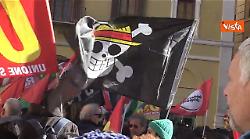 “No alla finanziaria di guerra”, il presidio di Usb a Montecitorio contro la manovra