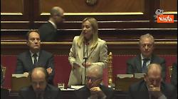 Meloni in Senato chiede un applauso per Salvini, assolto nel caso Open Arms