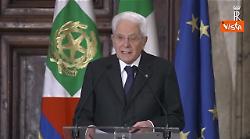 Mattarella cita Roosevelt: Coltiviamo ogni spiraglio di pace permanente