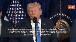 Trump: Attacco al Venezuela spettacolare, mai visto dalla Seconda Guerra Mondiale