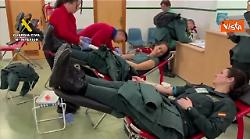 Deragliamento treni in Spagna, gli allievi della Guardia Civil donano il sangue per i feriti