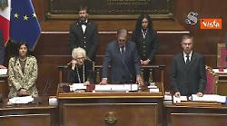 Giorno Memoria, il minuto di silenzio in Senato alla presenza di Liliana Segre