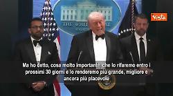 Trump dopo l'attentato: Il sospetto &egrave; stato catturato, &egrave; una persona malata