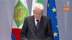Mattarella: Italia ha formidabili risorse di umanit&agrave; e morali in momenti difficili