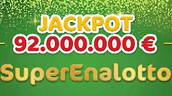 Superenalotto, il jackpot da sogno da 92 milioni: la 13esima vincita pi&ugrave; alta di sempre &egrave; il sogno di Natale degli italiani