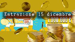 Million Day e Million Day Extra: i numeri vincenti di oggi luned&igrave; 15 dicembre