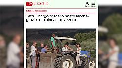 Tatti, il borgo della Maremma su Tvsvizzera.it : il film al debutto a Massa Marittima