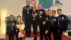 Pioggia d'oro per la Barbanella Uno a Livorno: 5 titoli regionali per le ginnaste grossetane