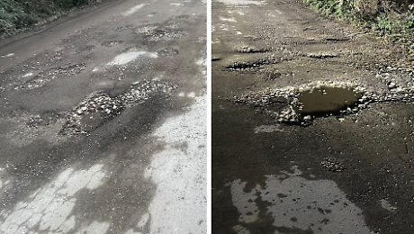 &ldquo;Questa strada &egrave; un groviera, &egrave; rimasto po&rsquo; di asfalto tra le buche&rdquo;: la strada delle Piagge del Maiano &egrave; al collasso