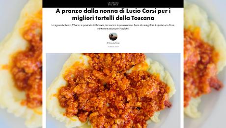 Se il Tortello maremmano diventa rock: la Nonna di Lucio Corsi conquista La Cucina Italiana