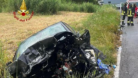 Drammatico frontale sulle Collacchie: un morto e due feriti