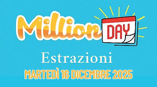Million Day e Million Day Extra, le estrazioni di oggi marted&igrave; 16 dicembre: i numeri vincenti