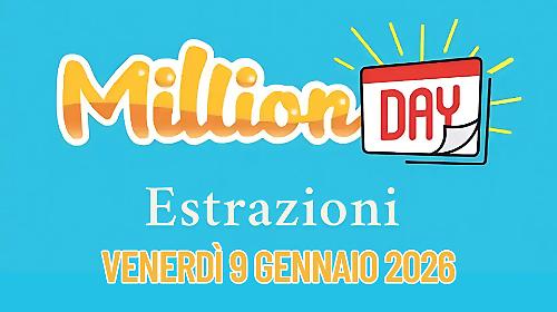Million Day e Million Day Extra, le estrazioni di oggi venerd&igrave; 9 gennaio: i numeri vincenti