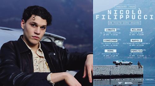 Al via l'instore tour di Nicol&ograve; Filippucci: prevista una data anche a Corciano