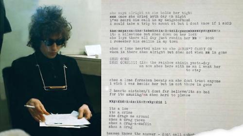 Trovato il testo di una canzone di Bob Dylan in un libro di Allen Ginsberg. Chi lo possedeva e quanto vale