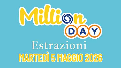 Million Day e Million Day Extra, le estrazioni di oggi marted&igrave; 5 maggio: i numeri vincenti