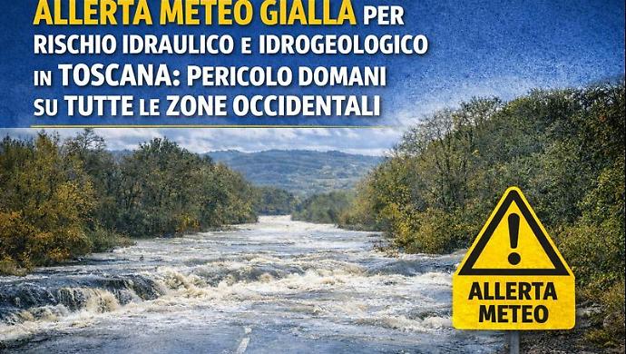 Grosseto e la Maremma sotto la pioggia: allerta meteo in tutta la provincia