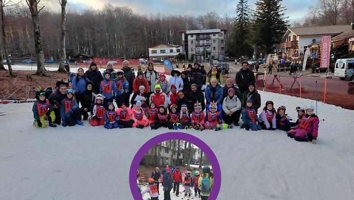 Effetto Scoiattolo per lo sci in Maremma: festa per 60 bambini