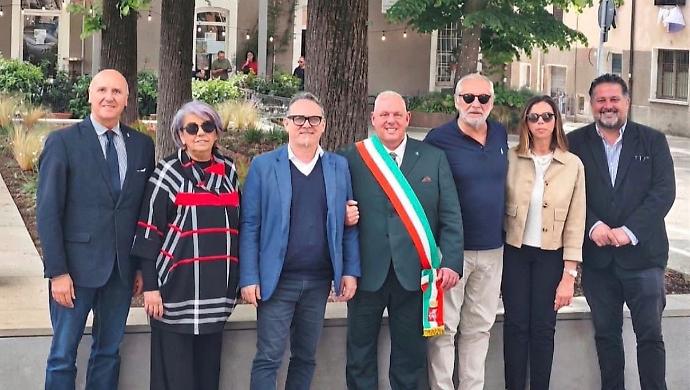 Inaugurata la nuova Piazza della Palma: cos&igrave; rinasce il cuore della citt&agrave;