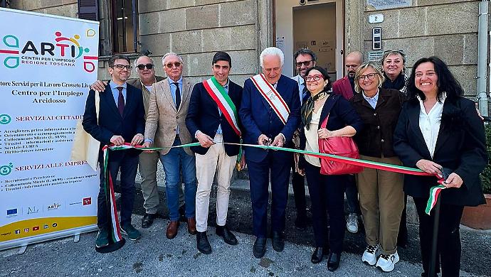 Lavoro, l'Amiata accelera: inaugurato il nuovo Centro per l'impiego