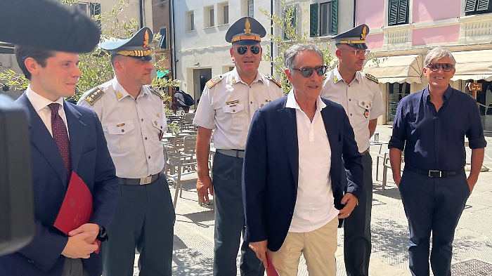 La visita a Orbetello sottosegretario Barbaro