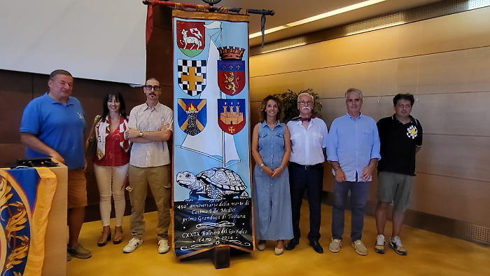 La presentazione del palio