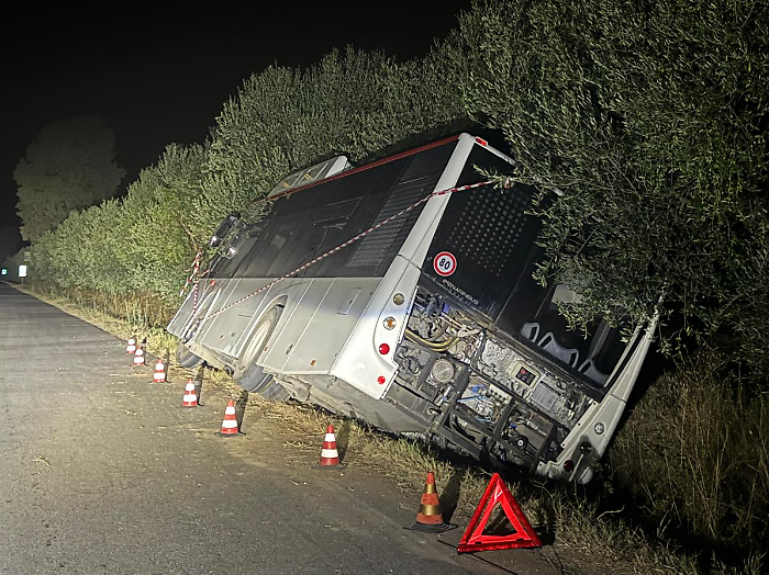 bus alberese incidente