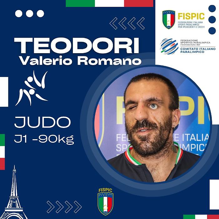 Orbetello, alle Paralimpiadi è pronto a fare il suo esordio il judoka Valerio Romano Teodori