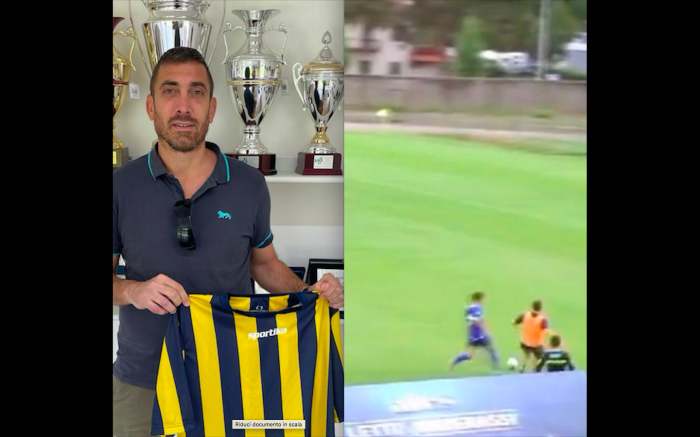 Lo sgambetto dell'allenatore, il club: "Giusto punirlo ma non &egrave; violenza". Sindaco: "No a gogna mediatica"