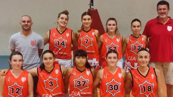 La formazione femminile Gea Basket Grosseto