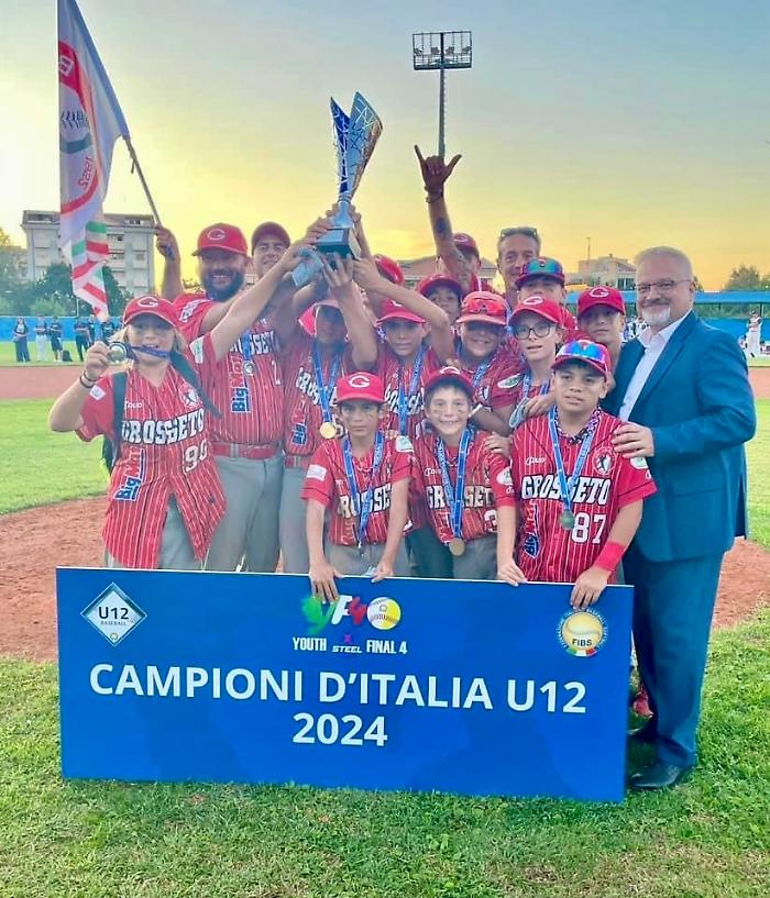 Grosseto, il Big Mat Bsc Grosseto under 12 è campione d'Italia
