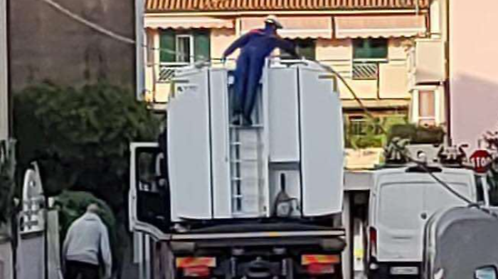 La foto pubblicata dal Comune