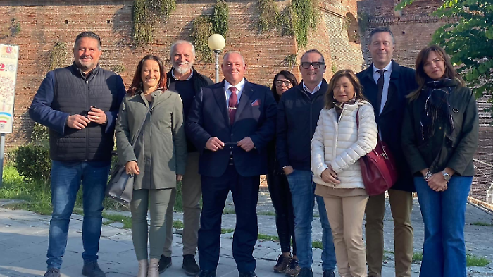 La giunta al Cassero di Grosseto