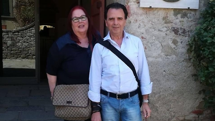 Anna Maria Torrigiani e il marito Paolo Orlando 