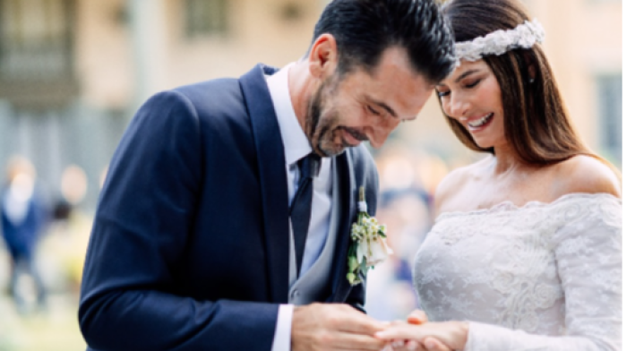 Gigi Buffon e Ilaria D'Amico