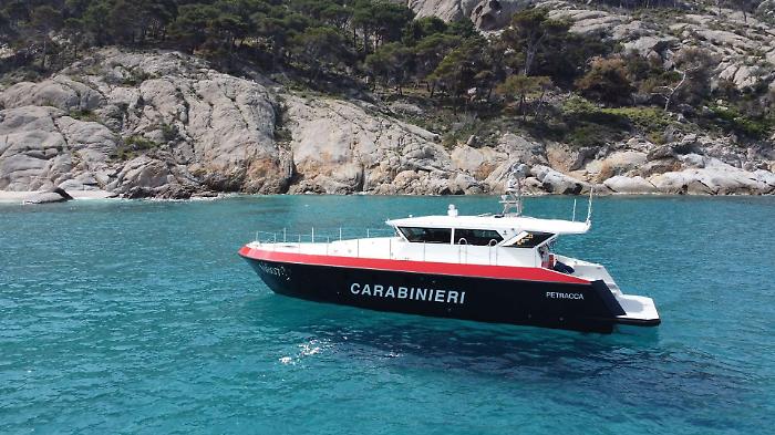 I carabinieri forestali a Montecristo