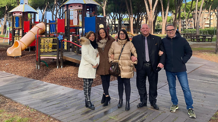 Grosseto, conclusi i lavori al parco giochi di viale Einaudi. Tutte le opere realizzate