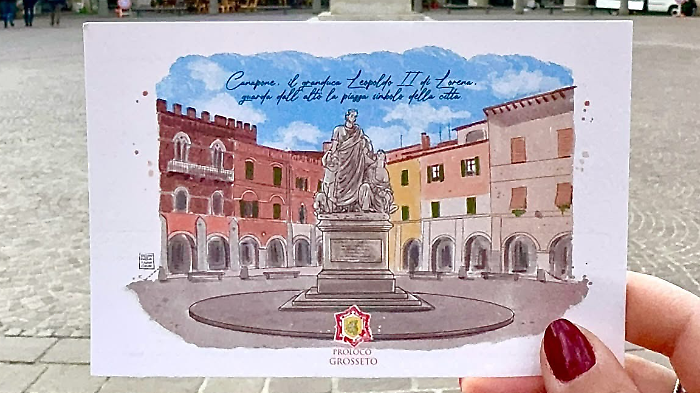 Cartoline illustrate di Grosseto