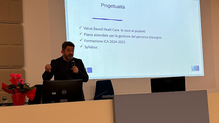 Un momento dell'incontro 