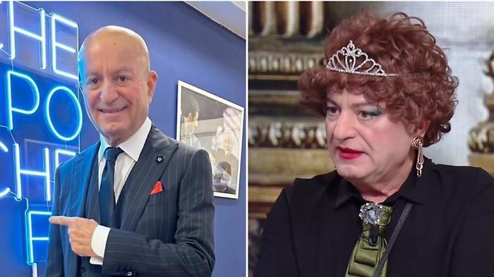 Maurizio Ferrini a Verissimo, la storia della sua Signora Coriandoli: la prima apparizione, il declino e poi il ritorno in tv