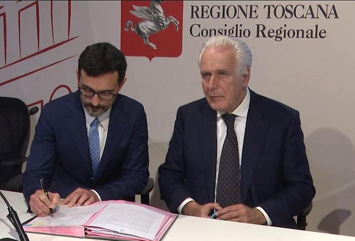 Marco Torre ed Eugenio Giani