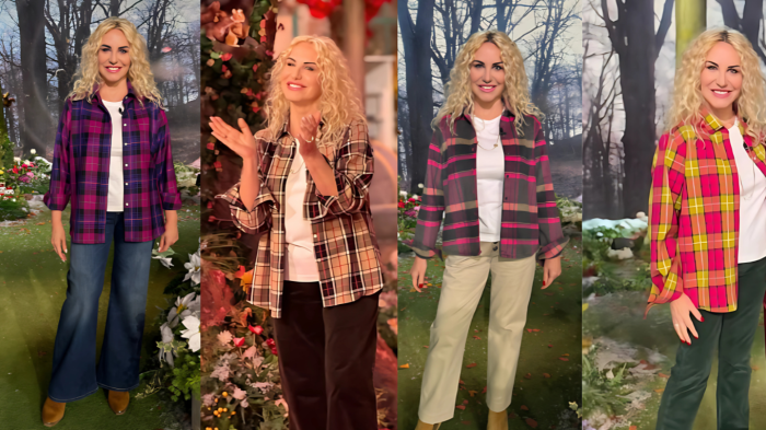 Antonella Clerici torna con E' sempre mezzogiorno su Rai 1, mercoled&igrave; 29 gennaio: ecco perch&egrave; indossa sempre delle camicie a quadri colorate