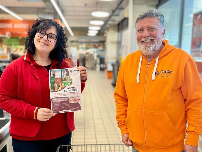 Grosseto, Conad insieme a Caritas per aiutare le persone in difficoltà